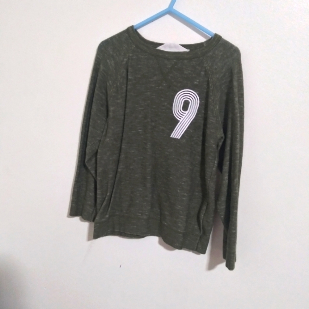 Boys army green long sleeve